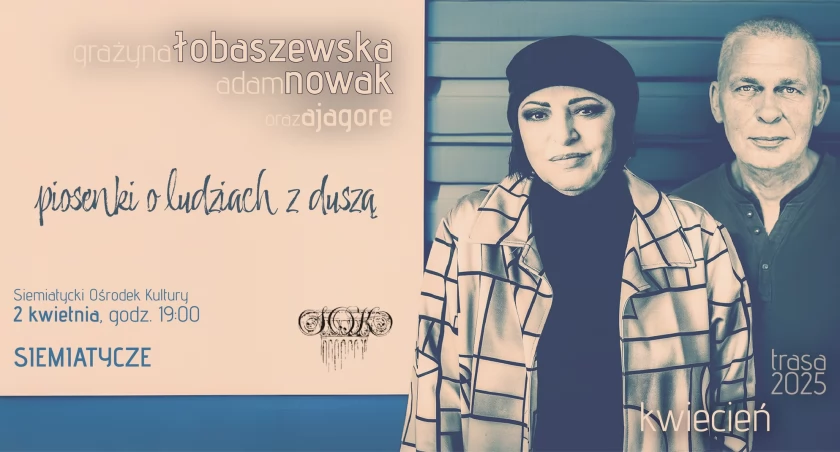 Grażyna Łobaszewska i Adam Nowak (Raz Dwa Trzy) - na żywo - w Siemiatyczach