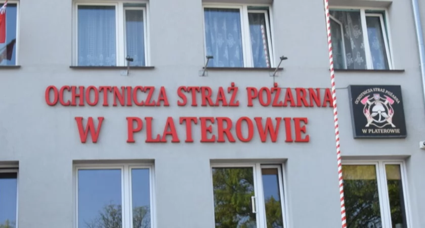 Na zdjęciu straznica OSP w Platerowie