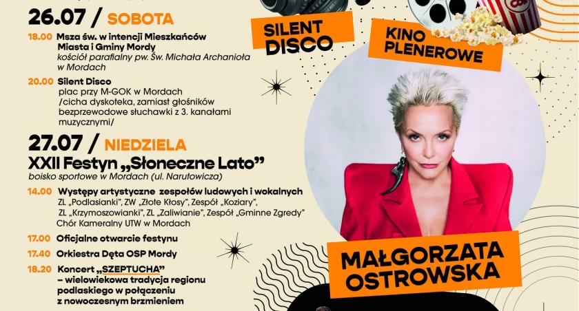 Na zdjęciu plakat z zaproszeniem
