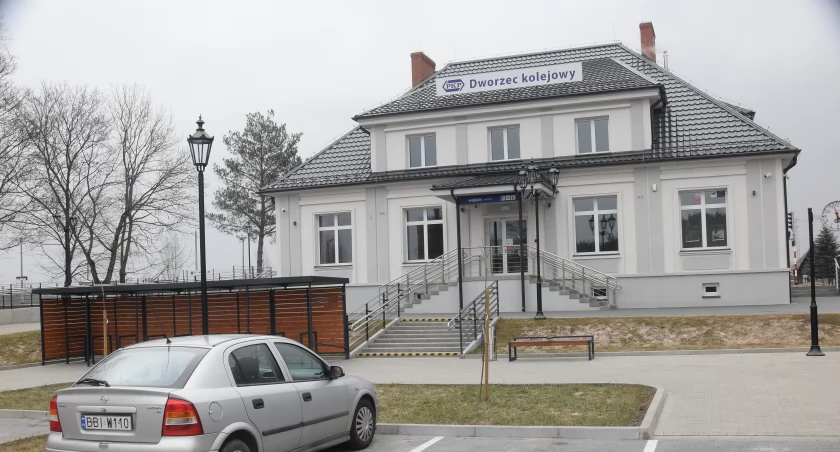 Na zdjęciu dworzec kolejowy Siemiatycze Stacja