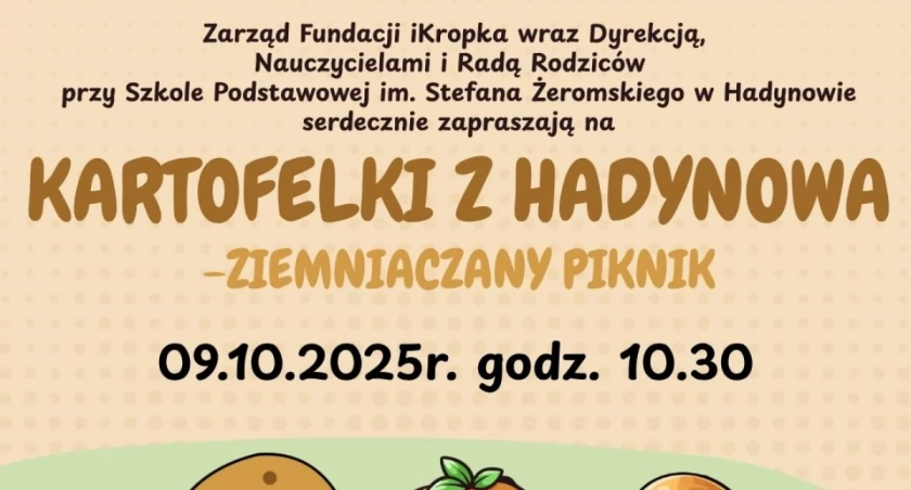 Na zdjęciu plakat z zaproszeniem
