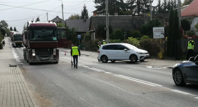 Na zdjęciu wypadek na 11 Listopada
