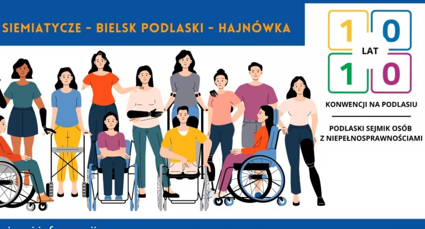 Na zdjęciu plakat z zaproszeniem