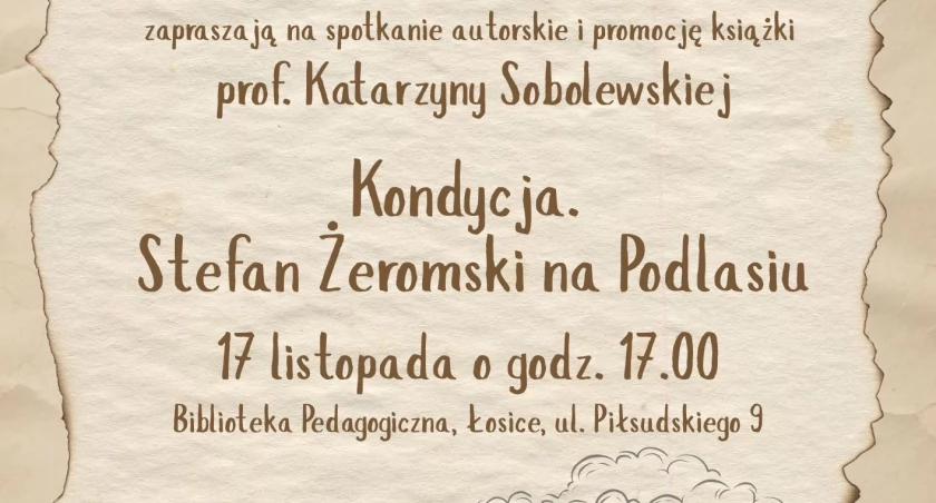 Na zdjęciu plakat z zaproszeniem