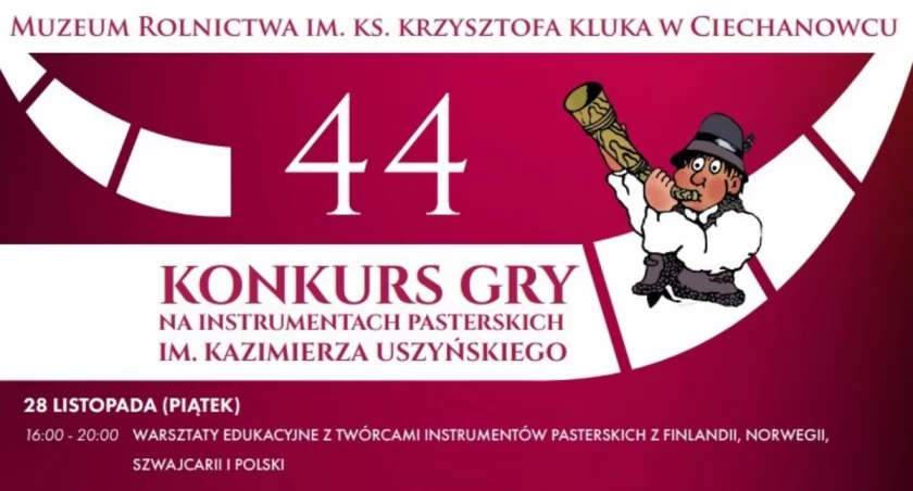 Na zdjęciu plakat z zaproszeniem