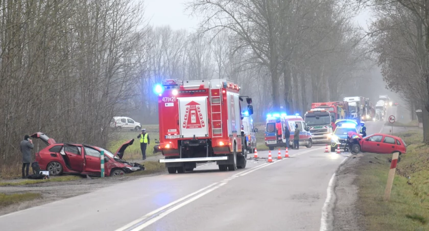 Na zdjęciu wypadek w Laskowszczyznie