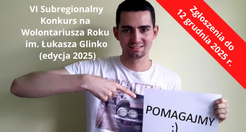 Na zdjęciu plakat z zaproszeniem