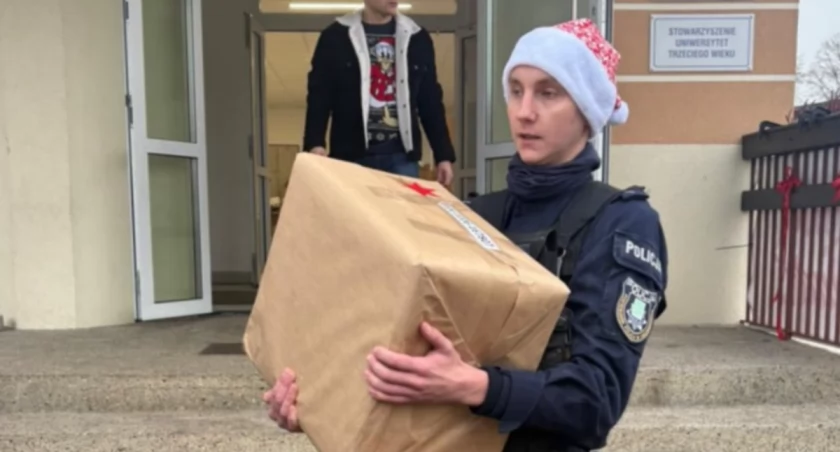 Na zdjęciu mł.asp. Hubert Mirończuk