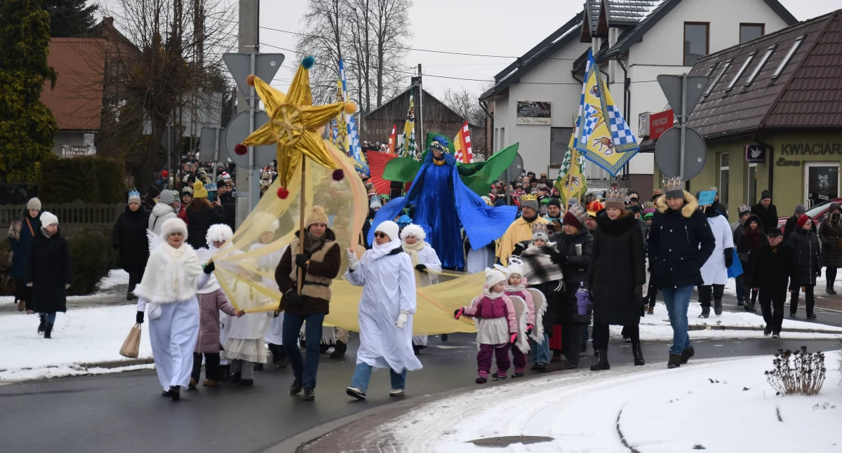 na zdjęciu Orszak Trzech Króli w Siemiatyczach