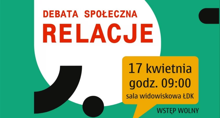 Na zdjęciu plakat z zaproszeniem