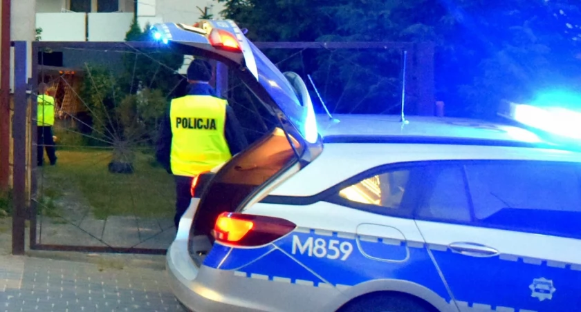 Na zdjęciu miejsce interwencji