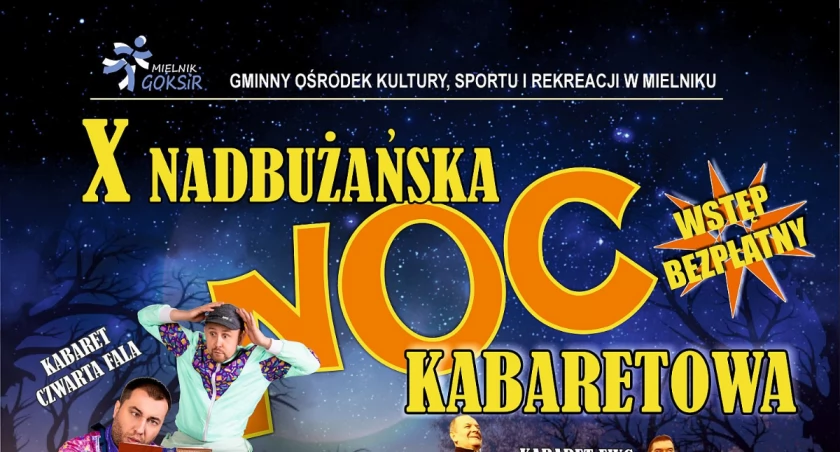 Na zdjęciu plakat z zaproszeniem