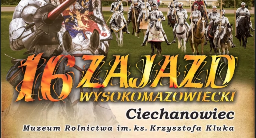 Na zdjęciu plakat z zaproszeniem