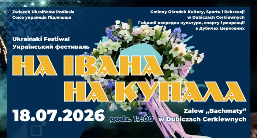 Na zdjęciu plakat z zaproszeniem