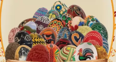 Barwna tradycja - katalog kolekcji pisanek Muzeum Rolnictwa w Ciechanowcu