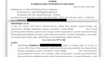 Molestowanie w rodzinnym domu dziecka. Zapadł wyrok