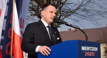 Sławomir Mentzen w Siemiatyczach