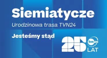 „Jesteśmy stąd”. TVN24 w Siemiatyczach rozpoczyna urodzinową trasę po Polsce.